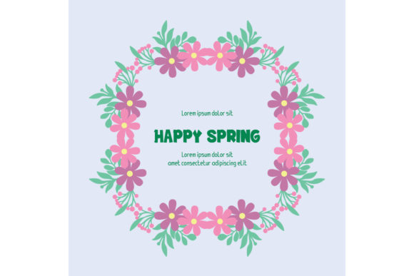 Download Cute Happy Spring Invitation Card Decor - Card Collection