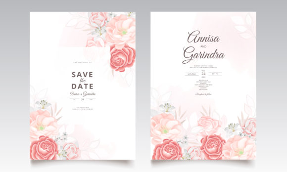 Download Floral Frame Wedding Invitation Card - Card Collection