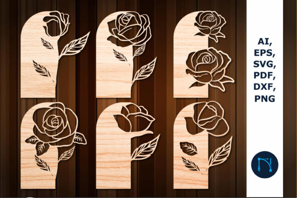 Download Laser Cut Rose Card Decor SVG Bundle - Card Collection