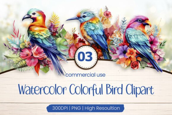 Download Colorful Bird Clipart PNG - Colorful bird Collection