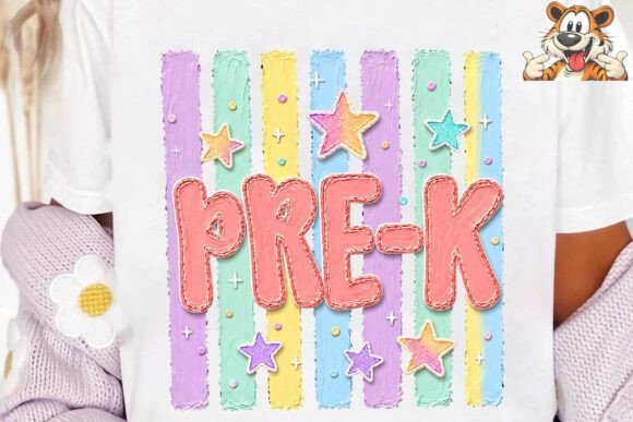 Download Pre-K Rainbow Stripes Sublimation PNG - Rainbow Collection