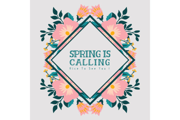Download Cute Spring Calling Greeting Card Decor - Card Collection