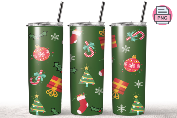 Download 20 Oz Skinny Tumbler Christmas Decor PNG - Christmas decor png Collection