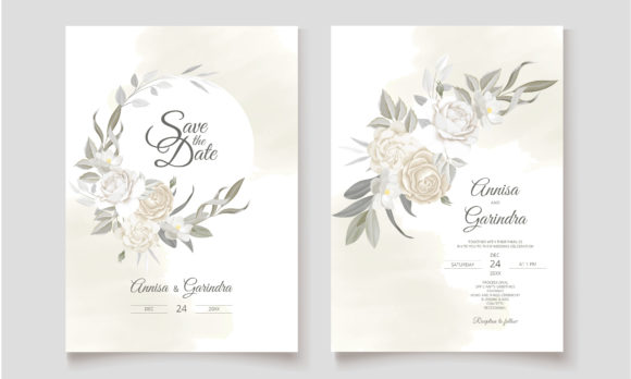 Download Beautiful Floral Wedding Invitation Card - Card Collection