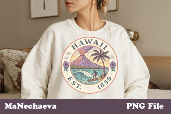 Download Hawaii USA Stamp Sublimation PNG - Sublimation png Collection