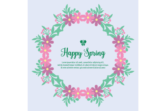 Download Cute Happy Spring Invitation Card Decor - Card Collection