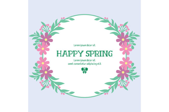 Download Cute Happy Spring Invitation Card Decor - Card Collection