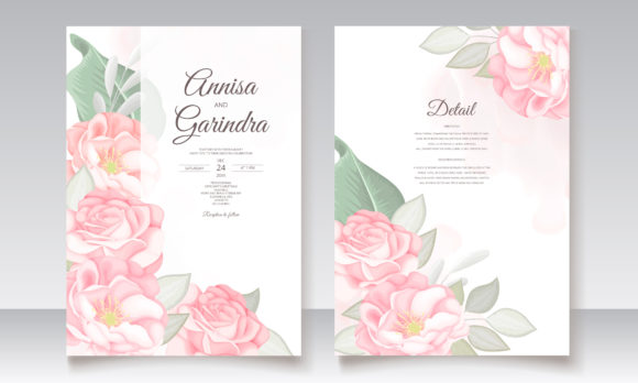 Download Romantic Wedding Invitation Card Flower - Card Collection