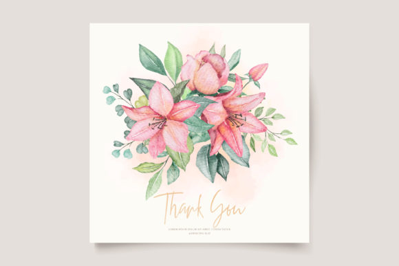 Download Elegant Floral Invitation Card Set - Card Collection