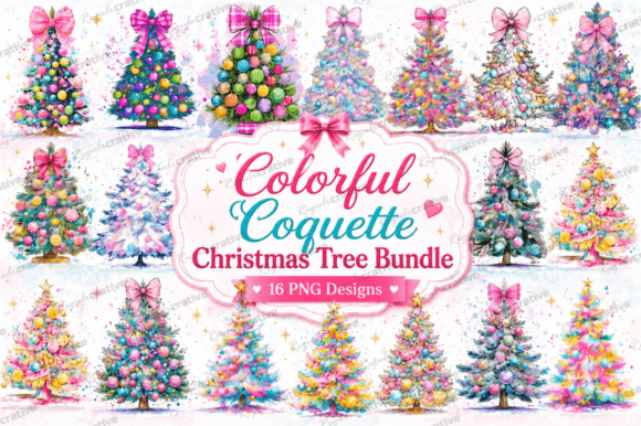 Download Pastel Christmas Tree Sublimation PNG - Sublimation png Collection